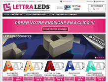 Tablet Screenshot of lettraleds.com